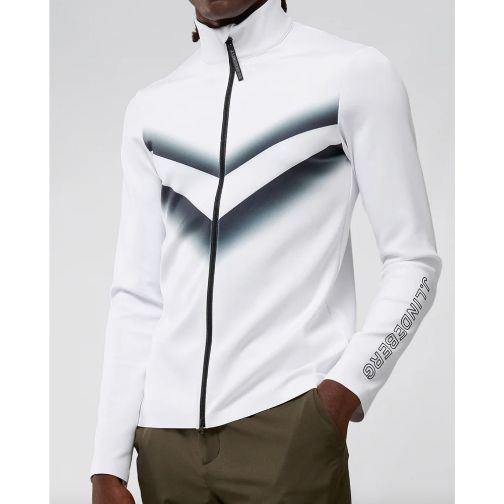 NWT J.Lindeberg Omnia Mid Layer, White, Medium